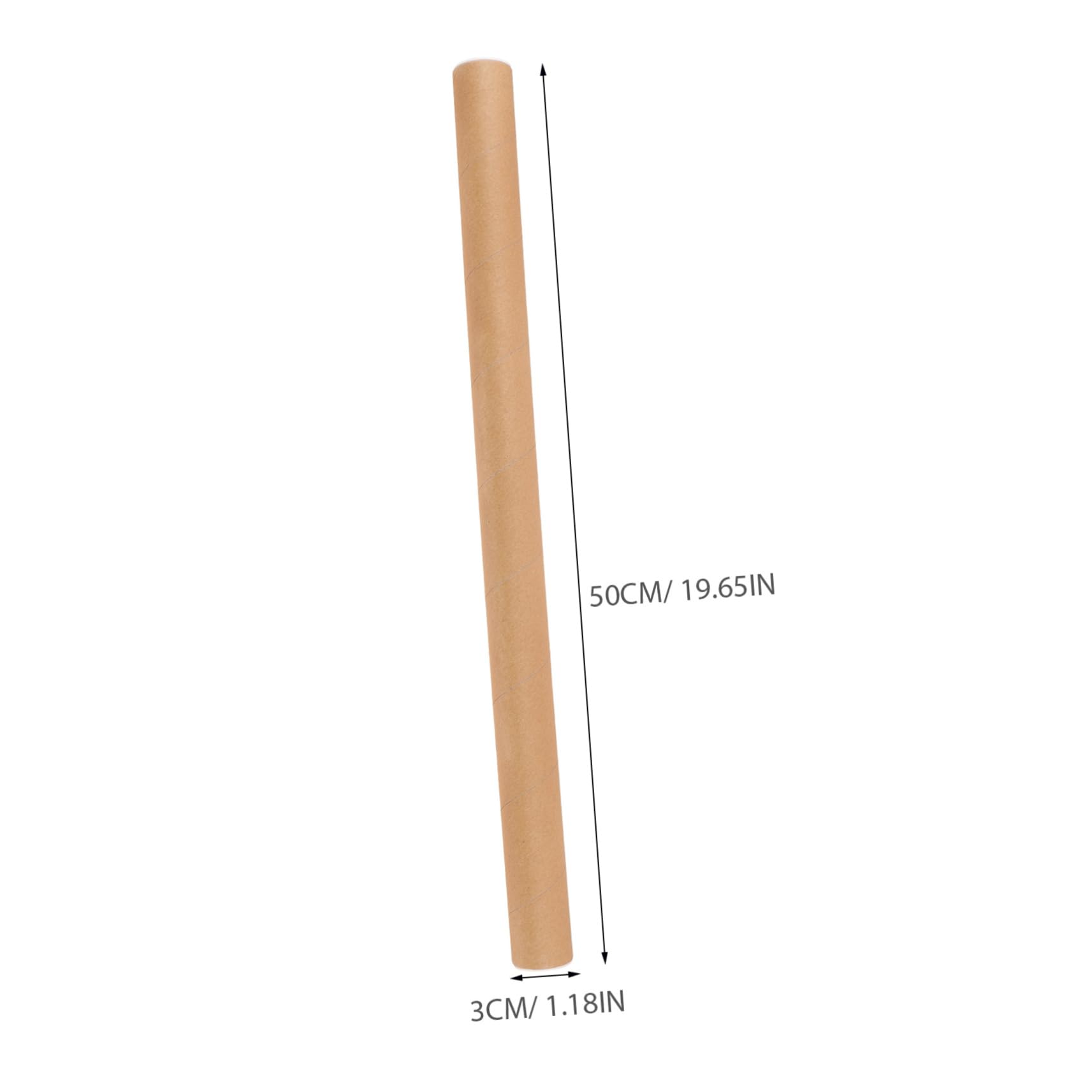 Veemoon Mailing Tubes Round Paper Tube Drawing Storage Tube Portable Artwork Tube for Drafting