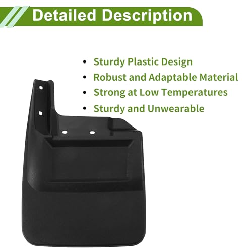 Image of Mud Flaps Splash Guards for Jeep Gladiator(Rubicon)2022-2024 Front and Rear Mud Guards 1 Set
