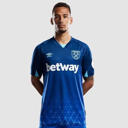 Umbro West Ham United Mens Third Jersey 23/24 (Medium) Blue