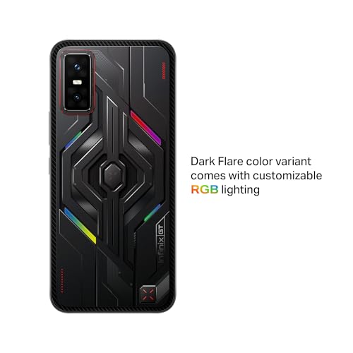 Image of Infinix GT 30 Pro 5G+ (Dark Flare, 8GB RAM, 256GB Storage) | MediaTek D8350 Ultimate | 120FPS BGMI Gaming | Gaming Triggers | 1.5 Million+ AnTuTu | Infinix AI