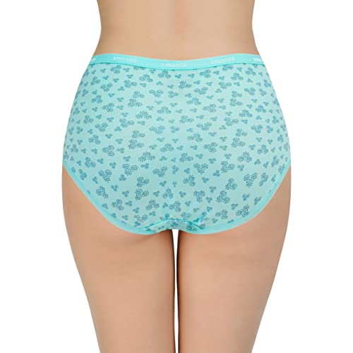 Image of Amante Printed Cotton Full Brief Panty Pack(Pack of 3)