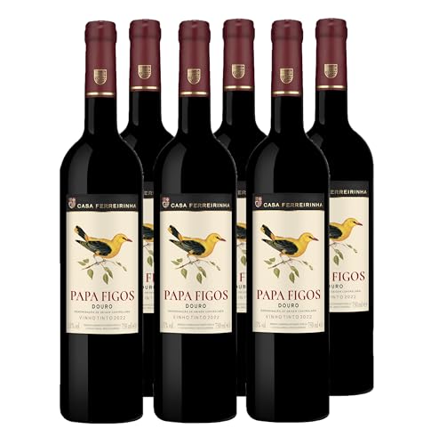 Vino Tinto Casa Ferreirinha Papa Figos, D.O.C Douro, Portugal - Caja 6 botellas x 750 ml