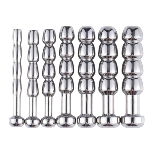 FST Urethral Dilators Training Set Catheter Sounds Penis Plug for Men Urethral Stimulation Masturbation (7 Pieces)