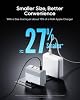 Cargador rápido CUKTECH 100W GaN USB C, cargador de pared de 3 puertos, bloque de carga rápida compacto, adaptador de corriente plegable para MacBook Pro/Air, iPhone 17/16/15, Galaxy S24, Pixel, Steam Deck, con cable de 240W 8