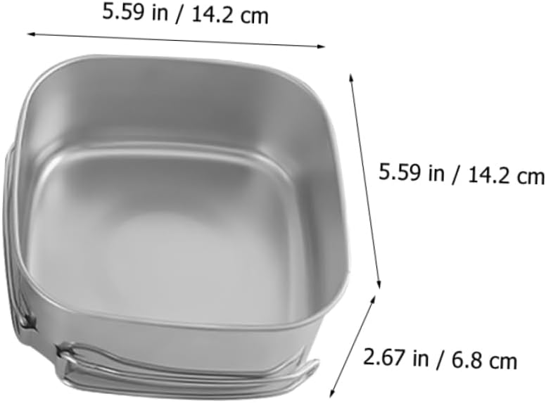 GALPADA Camping Supplies Nonstick Essentials Outdoor Pan Camper Camping Kettle Skillet Bowls for Long Handle