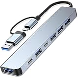bt hub 5 ports Garantie de 2 ans + compatible avec tout ce hub USB offre 2 ans de garantie - Le hub USB C est compatible avec PS5/PS4/Pro/Slim, Xbox Series S/360/One/One X, MacBook (USB A), Surface Pro 7+/7/6 et autres PC avec port USB A. Compatible avec les systèmes Windows 11/10/8.1/8/7/Vista/XP, Linux, MacOS, etc. (Non compatible avec voiture, Fire TV Stick 4K et Chromecast). Plug & Play, aucun pilote nécessaire.