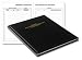 BookFactory Gun Log Book - 120 Pages, Black Cover, Smyth Sewn Hardbound, 8 7/8" x 11 1/4" (LOG-120-GUN-02-LKT35)