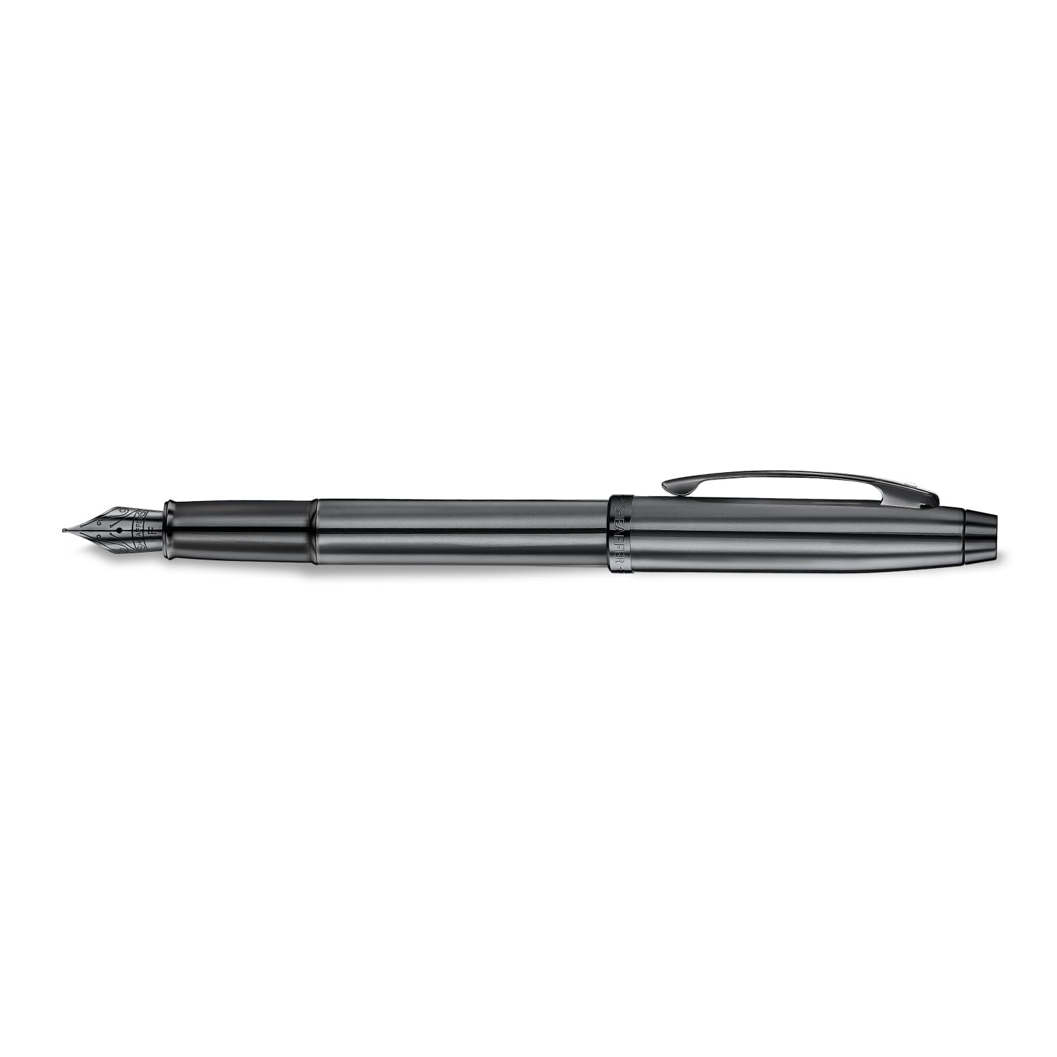 Sheaffer Pióro wieczne 100 | E9375 Ionic Grey Gunmetal z wykończeniami PVD, cienka stalówka, pióro wieczne premium