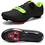 SWISSWELL Men's Road Cycling Shoes Compatible Mountain Bike with SPD/SPD-SL & Fast Rotating Buckle...