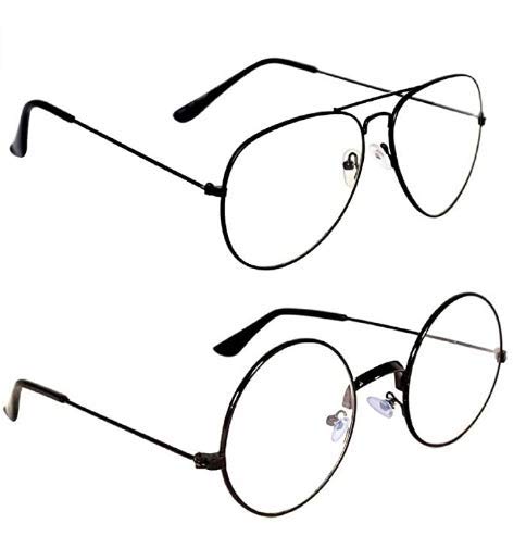 CREEK Round/Aviator Clear Frame Pack of 2