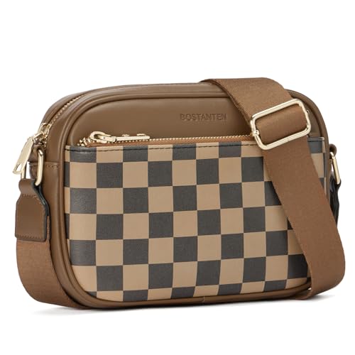 BOSTANTEN Quilted Crossbody Bag for Women