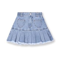 Pleated Washed Light Blue,heart