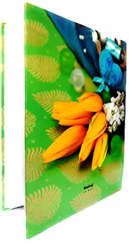 Image of Natraj Series Photo Album with Extra Clear PVC Film 200 Photos (Photo Size Supported: 4x6 Inches, Multicolour) (Design 14)