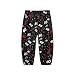ORGYPET Christmas Girls Trousers Girls Wide Leg Pants Slim Fit Warm Boys Lantern Trousers L Trousers for Girls Breathable Fabric for All Day Wear 2024, Snow Ho Ho Ho
