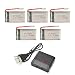 Produktbild SS40 S5C dronhe akku 5pcs 3.7v 750MAH 25C battterie Für EACHINE E32hw GUARD FQ36 SCHARKSPARK SS40 SNAPTAIN S5C Syma X5C X5C-1 X5SW X5SW-V3 MJX X708 X708W JJRC H42 GoolRC T32 T5W RC Quadcopter Drohnen
