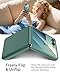 Miimall for Samsung Z Flip 7 Case with Hinge Protection & Wireless Charging, Built-in Screen Protector Anti-Scratch Anti-Fingerprint Shockproof Phone Case for Samsung Galaxy Flip 7 2025 Cover Green