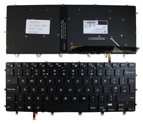 Clavier rétro-éclairé Dell XPS 9560 pour une frappe nocturne fluide