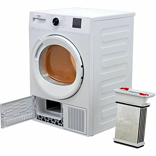 Beko-DTLCE80121W-8Kg-Condenser-Tumble-Dryer-White-B-Rated