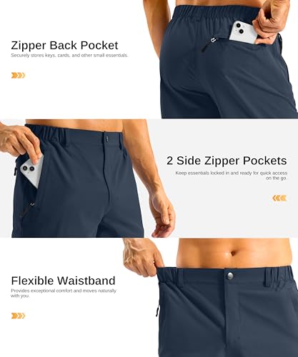 Image of G Gradual Men's Shorts 11 inch Long Golf Lightweight Knee Length Shorts