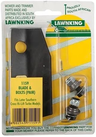Southern Cross Hi-lift Lawnmower Blade and Bolt Set