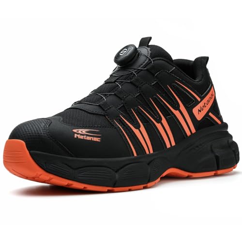 Image of Steel Toe Shoes for Men Women,Comfort Work Safety Sneaker