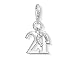 Produktbild Thomas Sabo Damen Charm-Anhänger Glückszahl 21 Charm Club 925 Sterling Silber 0460-001-12