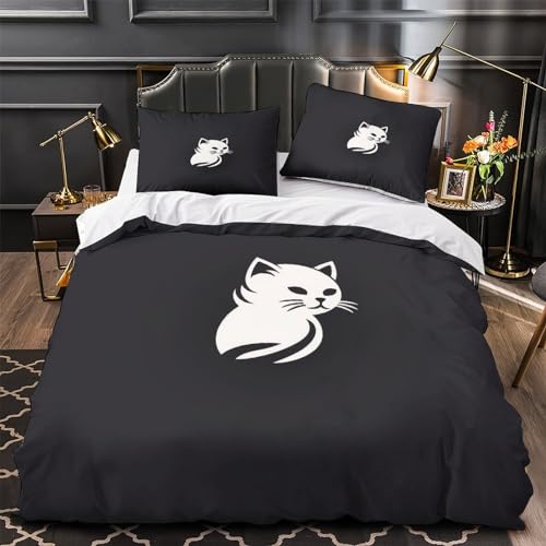 Linge de lit chat 3D pour transformer l'ambiance de la chambre