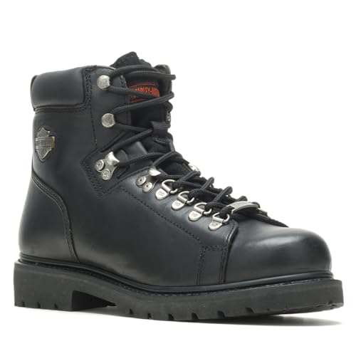 Image of Harley-Davidson Footwear Mens Dipstick Leather Riding Casual Boots Ankle