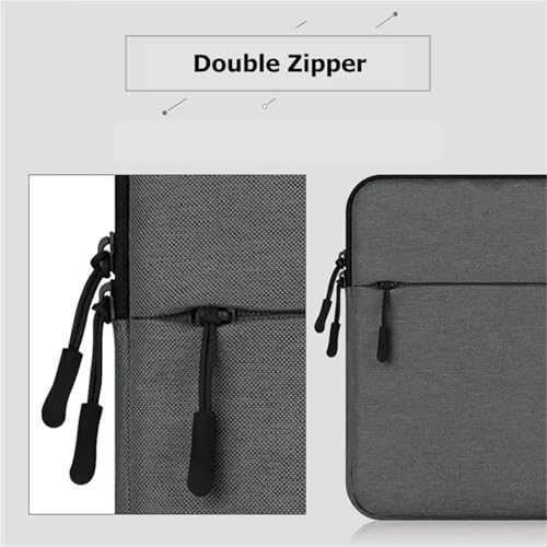 Sac ordinateur 11 pouces en denim gris foncé pour tablette et PC