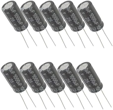 SMART COMPONENTES ELETRÔNICOS - Kit de 10 Capacitores Eletrolític...