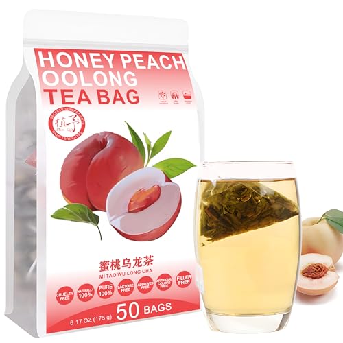 Plant Gift Honey Peach Oolong Tea Bags 6.17oz (3.5g*50bags), Oolong Tee, chinesische reine Natur, Gesundheitswesen Mischtee, Kombination von Blumentee 175g 蜜桃乌龙茶 Plant Gift Honey Peach Oolong Tea Bags 6.17oz (3.5g*50bags), Oolong Tee, chinesische reine Natur, Gesundheitswesen Mischtee, Kombination von Blumentee 175g 蜜桃乌龙茶