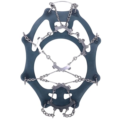 Snowline Mixte - Adulte Chainsen Trail Cha ne de chaussures, Bleu marine/rouge, M EU