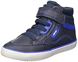 Geox Jungen J Gisli Boy B Sneakers, Navy Royal, 34 EU
