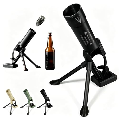 Mörser Flaschenöffner Bierflaschenöffner im Mörser-Design Bieröffner Mörser 51mm Beer Bottle Mortar Lustiger Biermörser freihändiger Flaschenöffner für 330-355ml Bierflasche
