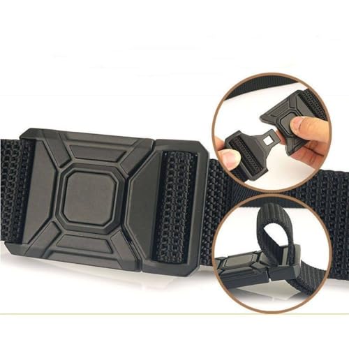 Belt Men Plastic Buckle Canvas Waistband for Outdoor Training2