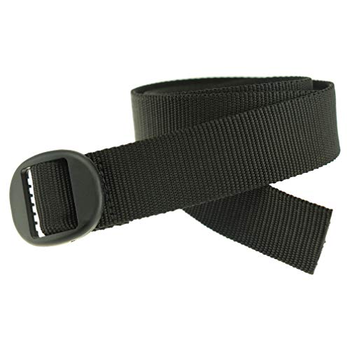 Thomas Bates Black Outdoor Web Nylon Belt | Backpacker