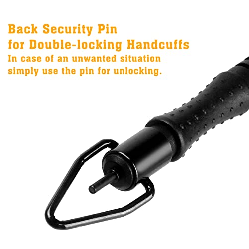 JOTOVO Round Swivel Key, Universal Cuff Key with Detachable Keyring Fits for All Standard Series of Hand Cuffs