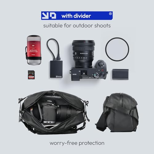 Image of ULANZI 9L Camera Sling Bag, Water-Resistant Camera Case with Tripod Holder