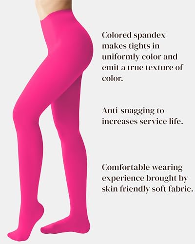 Image of leg elegant Women's 80 Den Microfiber Soft Opaque Tights Pantyhose