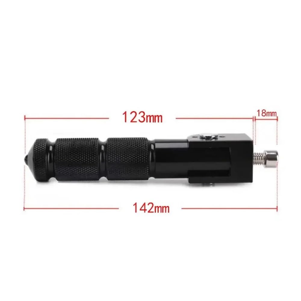 Cale Pied Moto Passager Accessoires Moto Pédales Universelles Repose-Pieds Repliables pour Motos Véhicules Cyclomoteurs Karts