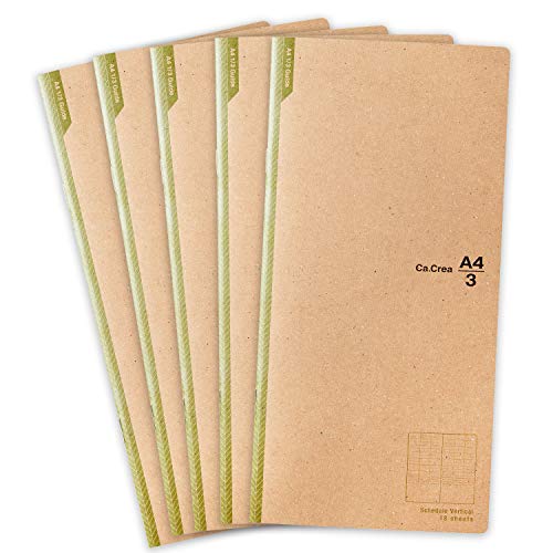 プラス メモ帳 ノート カ.クリエ アシスト ノート スケジュール バーチカル 5冊 77-835のサムネイル