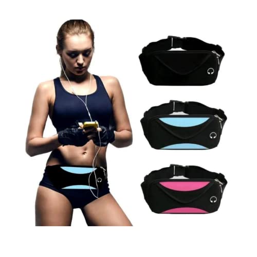 Pochete Corrida Celular Exercicios Academia Impermeavel Slim Pochete de cintura esportiva slim para
