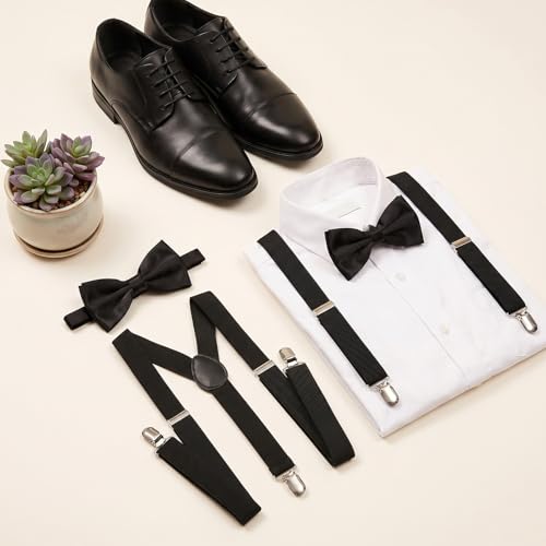 Set de Tirantes y Corbata de Moño para Hombre miniatura 7