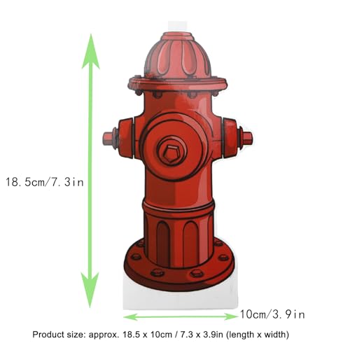 Image of 10PCS Dog Fire Hydrant Pee Post Paper, Fire Hydrant Trainer Paper, Fire Hydrant for Dogs to Pee On, for Puppy Pee Pad Pet Diaper (Excluding Pee Pad)
