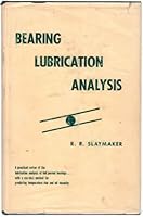 Bearing Lubrication Analysis B0000EGNR4 Book Cover