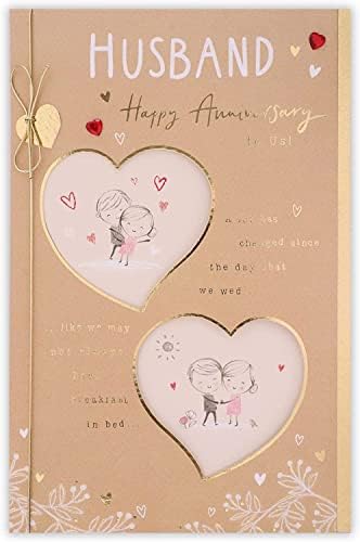 Clintons: Sketchy People Husband Anniversary Card, Anniversary Card For My Husband 165x254mm, multi, 1164192