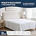 Lane Linen 100% Egyptian Cotton Queen Size Flat Sheet Only (94