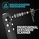 IRIScan Desk Professioneller buchscanner LED, OCR dokumentenscanner 2x16MP, 21MP extrapo, Visualizer-v6B: PDF-Editor, tragbarer Scanner, AI-Flachlegung-Auto-Scan-Finger-Verstecken, a3 Scanner WinMac