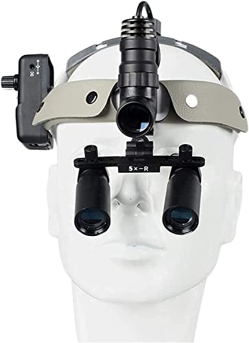 KHYTEBV Lupa Lupas Lupa con Diadema, Lupa Digital de Mano, Lupa Binocular con Diadema Lupa médica Lupa quirúrgica Dental