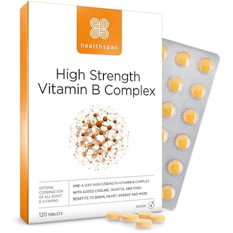 Healthspan High Strength Vitamin B Complex Tablets Cover